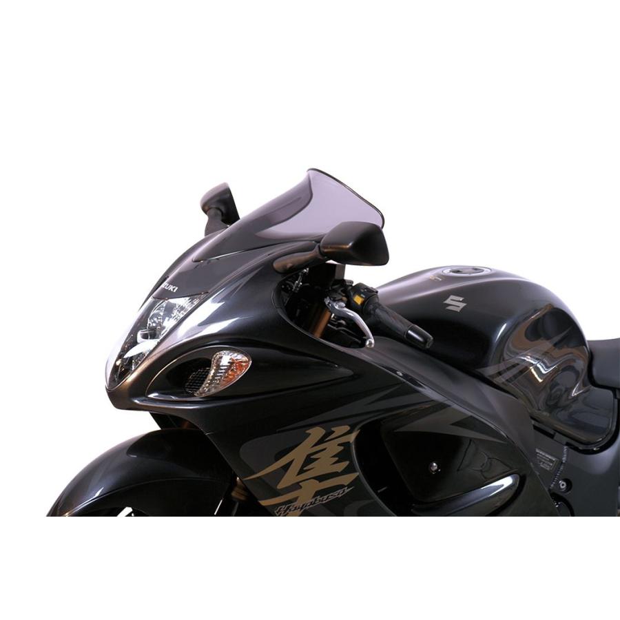 MRA スクリーン スポイラー スモーク 幅440×長さ355mm GSX1300R ハヤブサ 4025066118298 ウインドシールド バイザー 風防 風よけ 外装 プロト_1