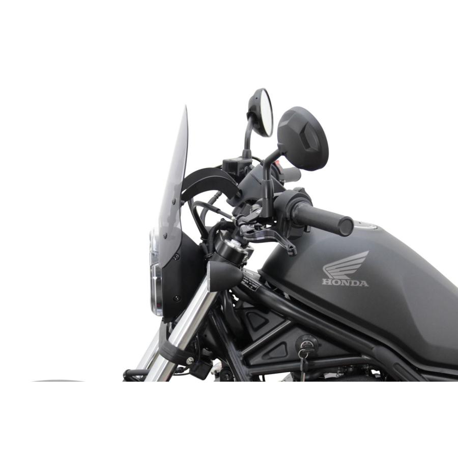 MRA スクリーン スポーツショート スモーク 幅320×長さ290mm レブル250