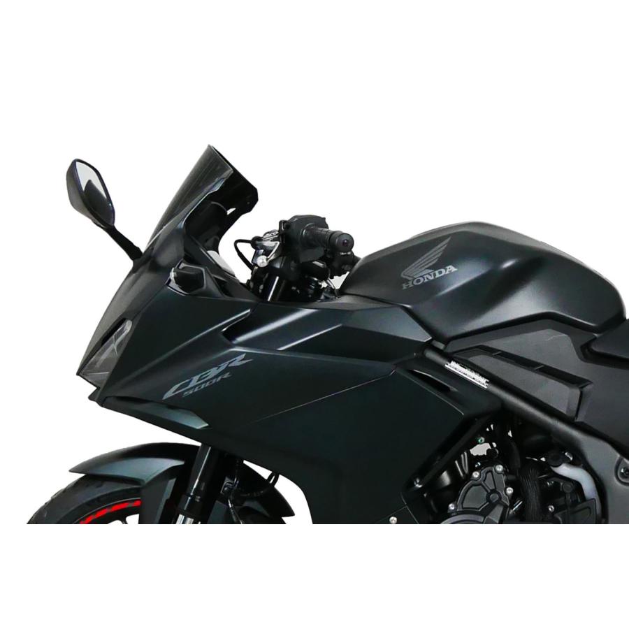 MRA スクリーン レーシング ブラック 幅270×長さ320mm CBR400R 4025066175956 ウインドシールド バイザー 風防 風よけ 外装 プロト_1