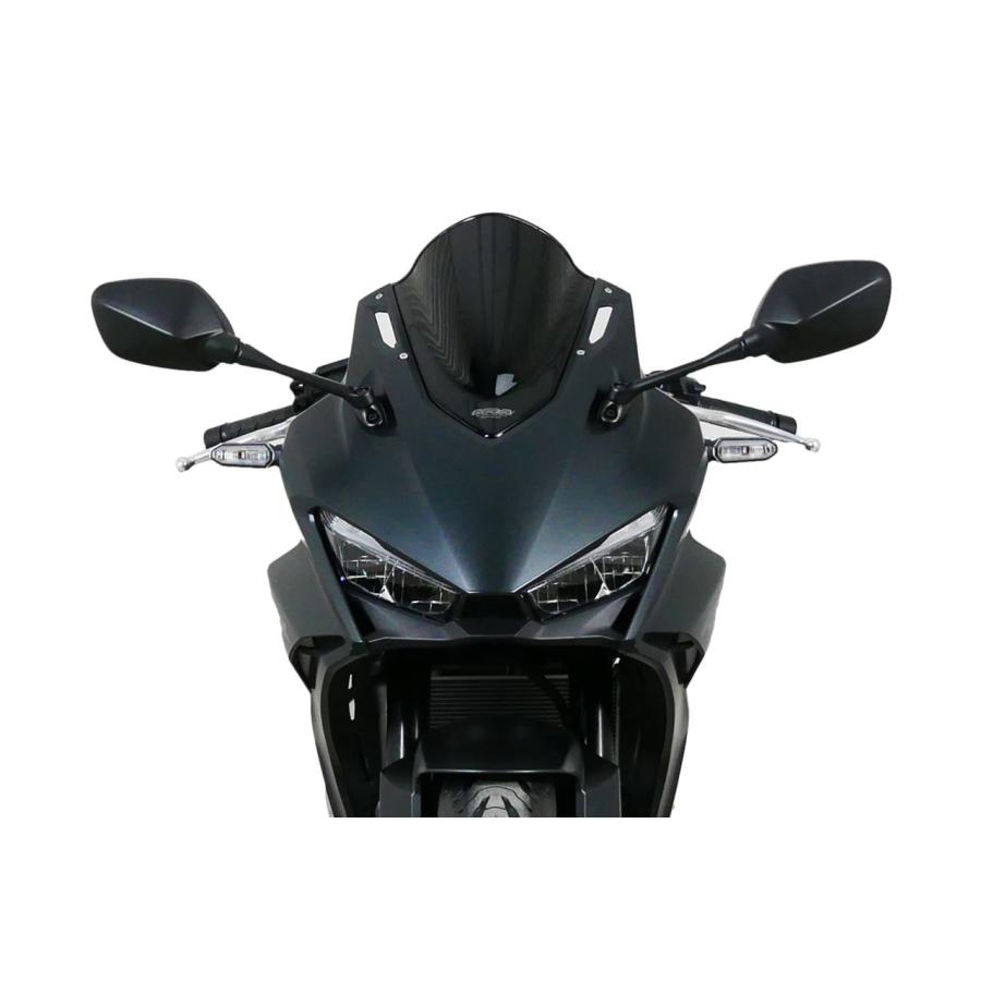 MRA スクリーン レーシング ブラック 幅270×長さ320mm CBR400R 4025066175956 ウインドシールド バイザー 風防 風よけ 外装 プロト_2