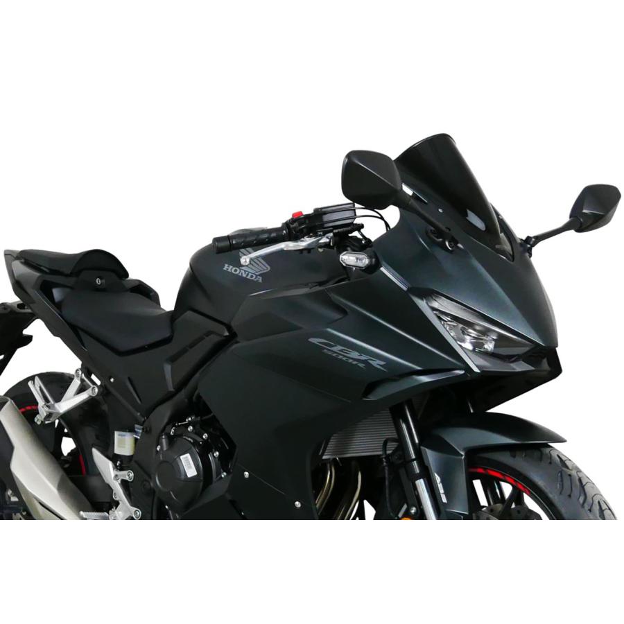 MRA スクリーン レーシング ブラック 幅270×長さ320mm CBR400R 4025066175956 ウインドシールド バイザー 風防 風よけ 外装 プロト_4