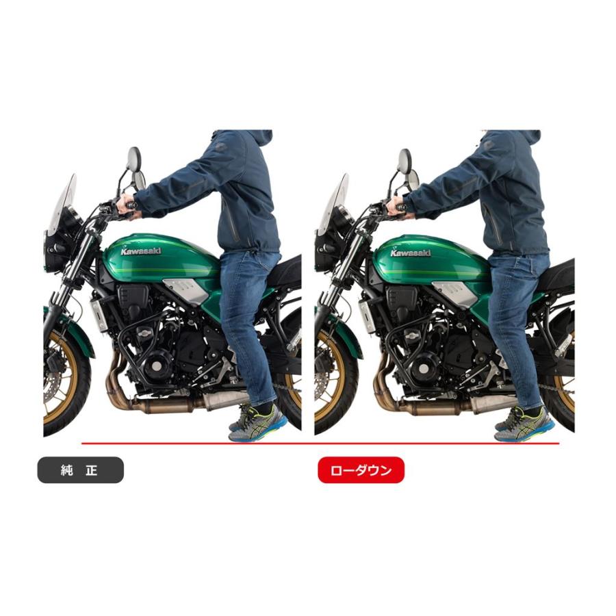 エフェックス PHA783D ローダウンキット 20mmダウン プレートタイプ ブラック Z650RS EFFEX |  | 02