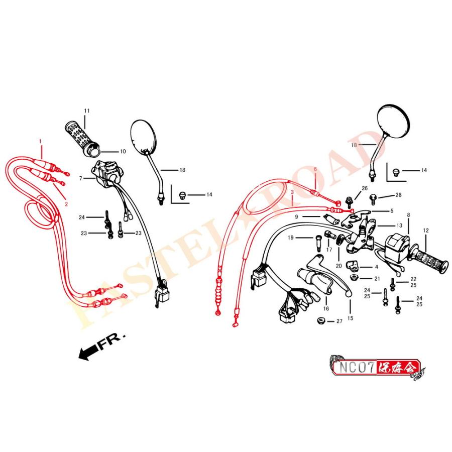 SR400 FI 純正 エキパイ エキゾーストパイプ RH03J SR400 エキパイ
