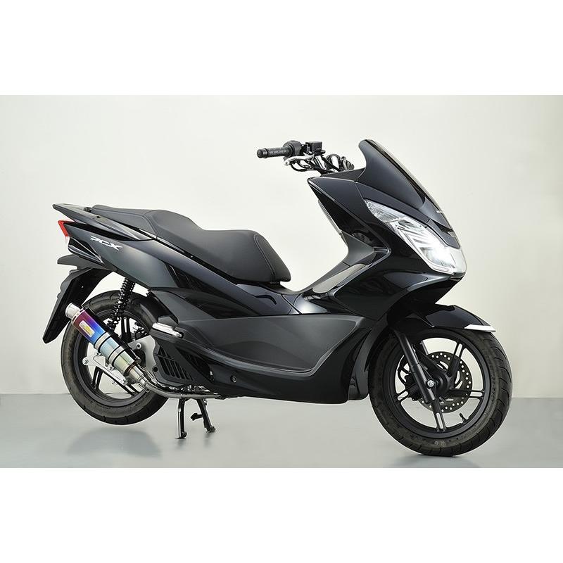 PCX125 (esp) JF56 新型 マフラー ゼスタ Ti チタン 329-013-01 リアライズ PCX125 マフラー｜bikeman4mini