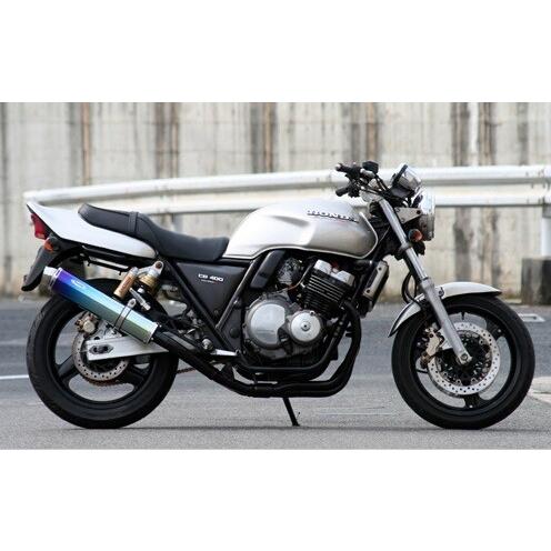 CB400SF/Ver.R/S/H.V/SPEC NC31/NC39 マフラー ARIA チタン タイプC カールエンド 502-SO-001-01 リアライズ CB400SF スーパーフォア マフラー