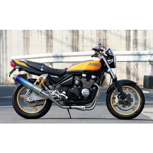 ゼファー400 χ マフラー ARIA チタン タイプC カールエンド 503 ゼファー400 χ マフラー ARIA チタン タイプC カールエンド 503