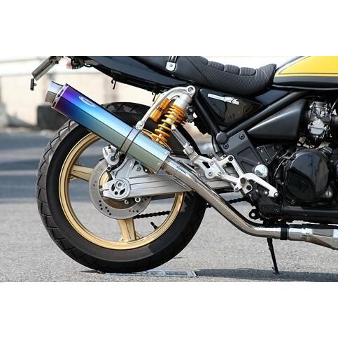 ゼファー400 χ マフラー ARIA チタン タイプS スラッシュエンド 503-SO