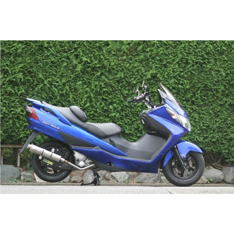 A 専用 RPM 6018Y マフラー 80D-RAPTOR TI スカイウェイブ SKYWAVE250 BA