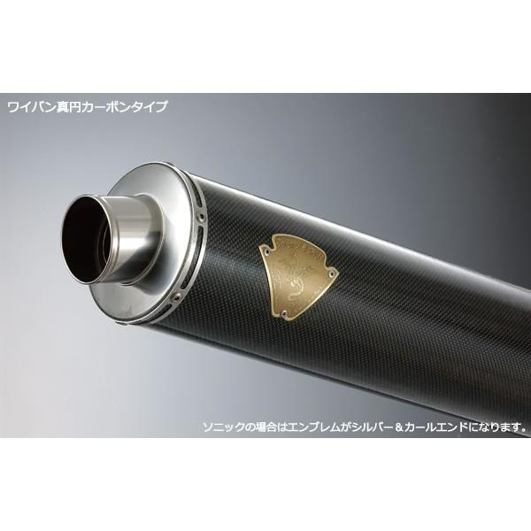 アールズギア rs gear SK15-01CF-XR ソニック シングル印字機えり巻き用 サイレンサー 炭素 ZRX1200ダエグ