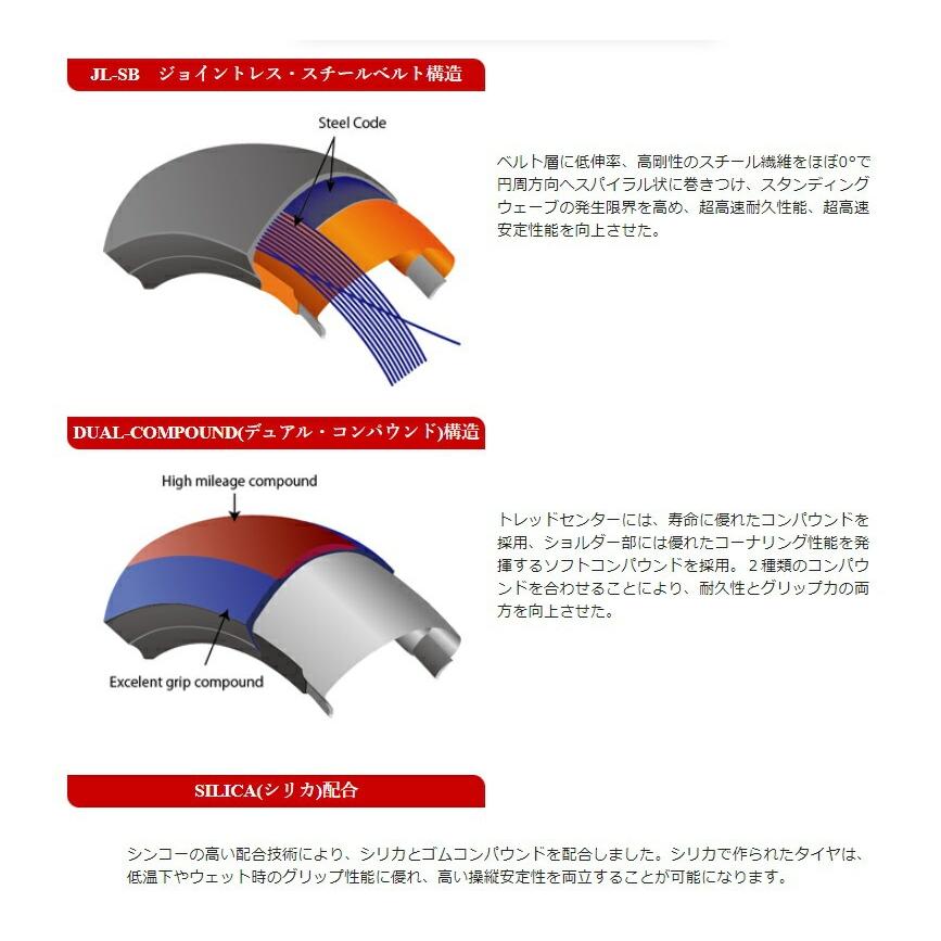 シンコー タイヤ 016 VERGE 2X フロント 120/60ZR17 M/C 55W TL
