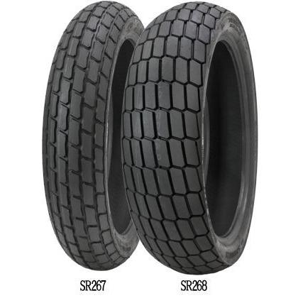 シンコー タイヤ SR267 フロント/リア 120/70-17 59M SOFT TT チューブ