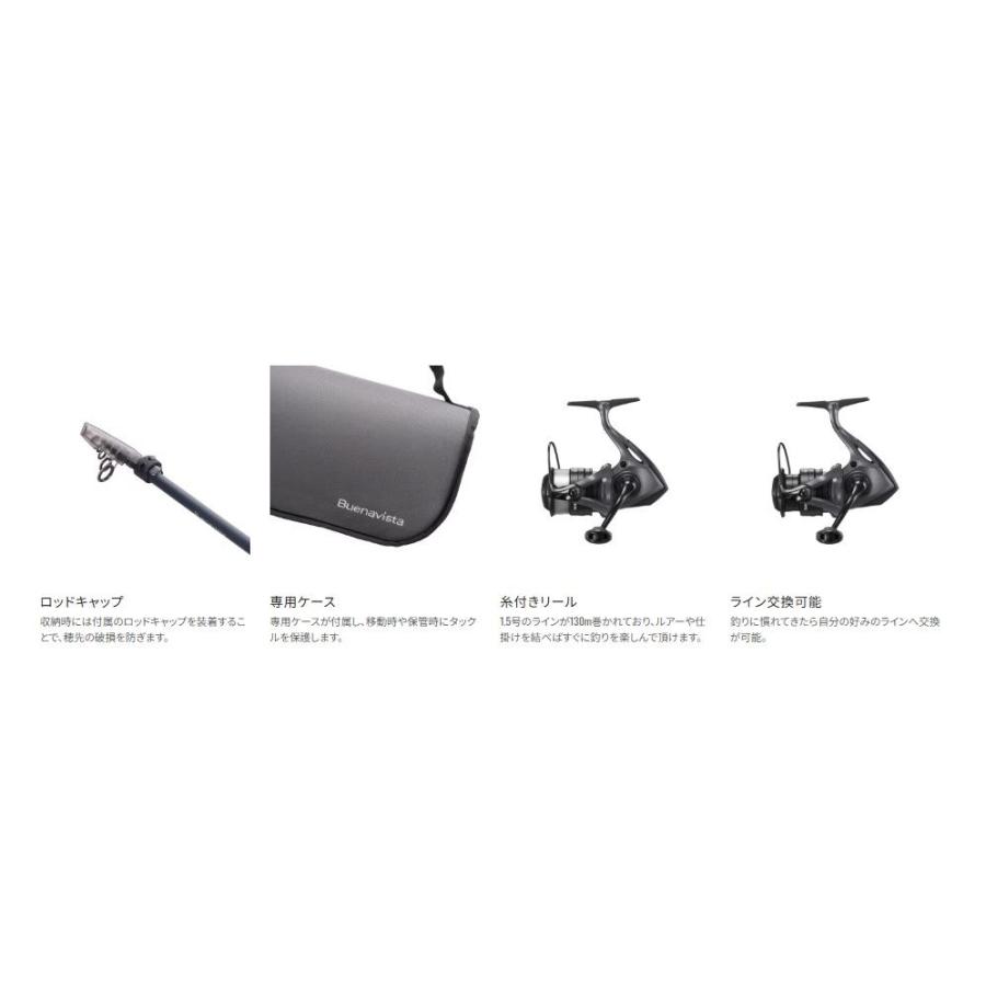 シマノ 045379 ブエナビスタコンボ S56L ネイビー 1.68m ロッド(リール