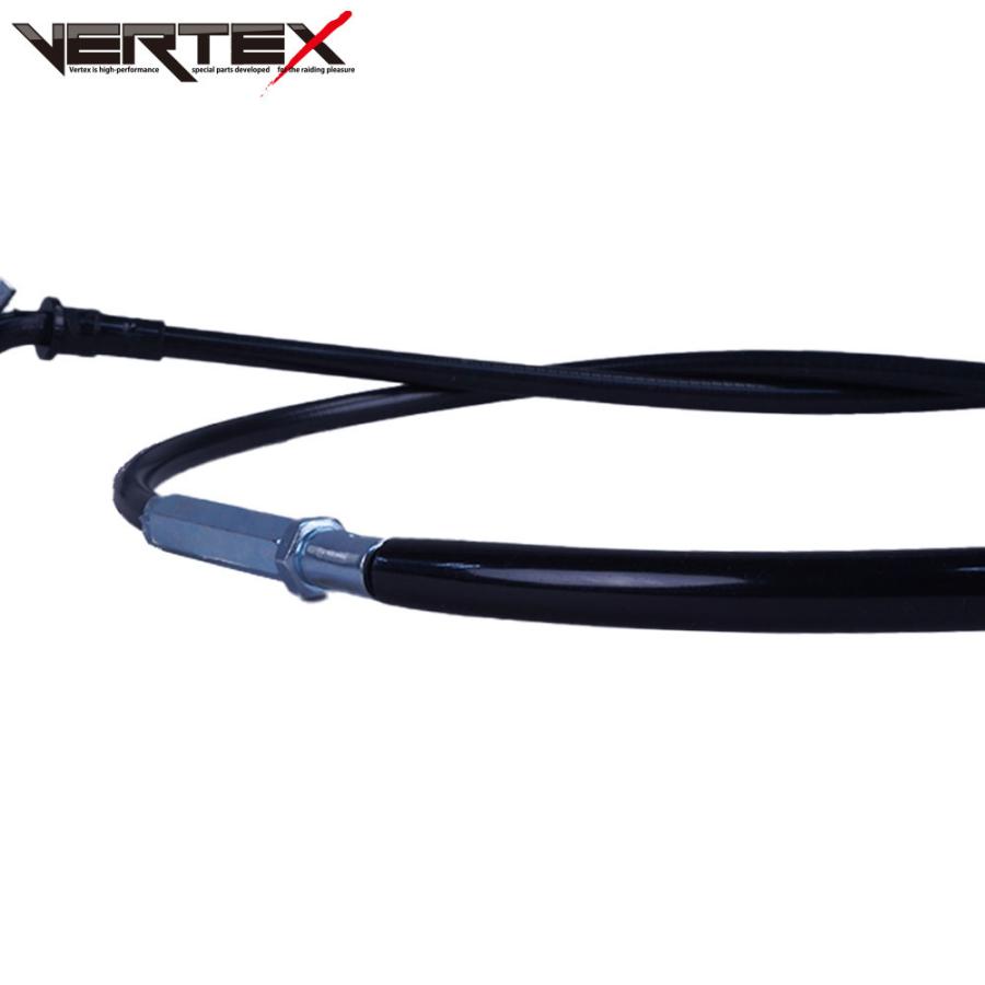 SR400 デコンプワイヤー 純正長 ブラック Vertex バーテックス ハンドル
