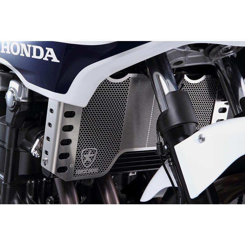 トリックスター ラジエターコアガード ブラックメッキ HONDA