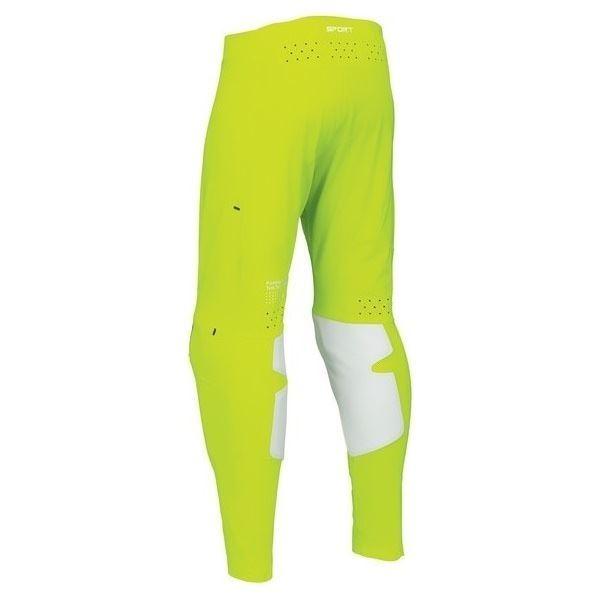 THOR 2901-11727 SPORT RIOT MXパンツ ホワイト/アシッド 32インチ バイク ズボン ストレッチ_1