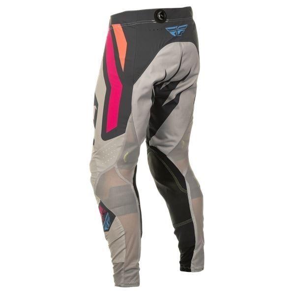 FLY 378-73434 LITE SPECIAL EDITION MXジャージ VICE ライトグレー/ピンク/コーラル 34インチ バイク ズボン ストレッチの画像