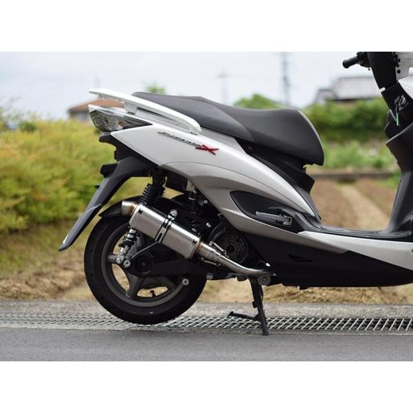 シグナスX　マフラー (O2無し) デルタ型サイレンサー ステンレス｜bikeman｜03