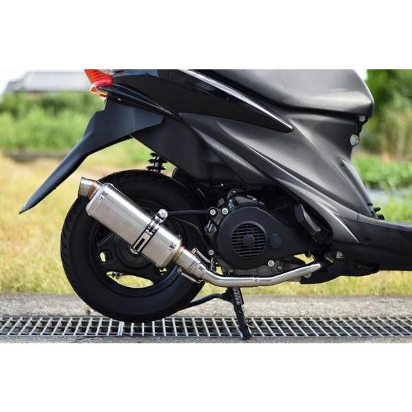 アドレスV125S マフラー デルタ型サイレンサー ステンレス ステンレス