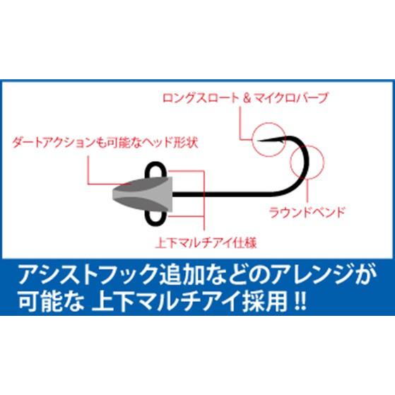 アルカジック 25401 ヘッド マルチロック NSブラック 0.6g-#6 メバル鈎ベース 本体4本入り 釣り 海釣り 釣り針  シンカー オモリ ジグヘッド メバリンング｜bikeman｜02