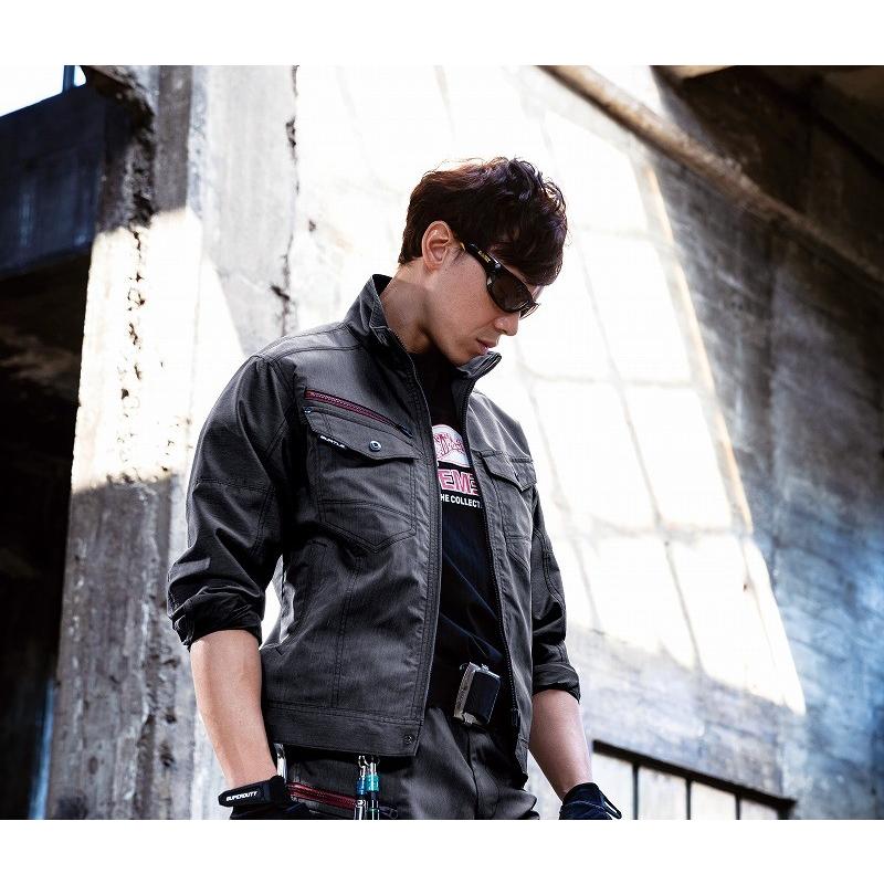バートル 7041 長袖ジャケット ネイビー Lサイズ 春夏用 ジャケット 制電ケア 作業服 作業着 7041シリーズ : バイクマン ...