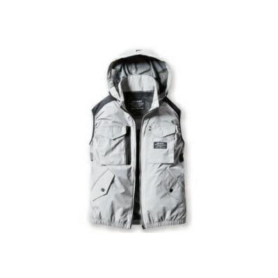 バートル AC1154 エアークラフト ベスト 服のみ アッシュグレー XL