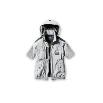 バートル AC1156 エアークラフト 半袖ブルゾン 服のみ アッシュグレー
