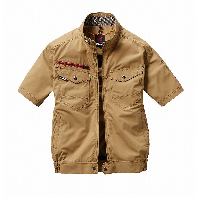 BURTLE AC7146 空調服 Lサイズ カーキ バートル AC7146 エアークラフト半袖服のみ カーキ Lサイズ ジャケット