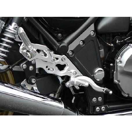 BEET 0111-K33-20 ハイパーバンク バックステップ シルバー 固定式 ZEPHYR1100 ゼファー1100/ZEPHYR1100RS ゼファー1100RS