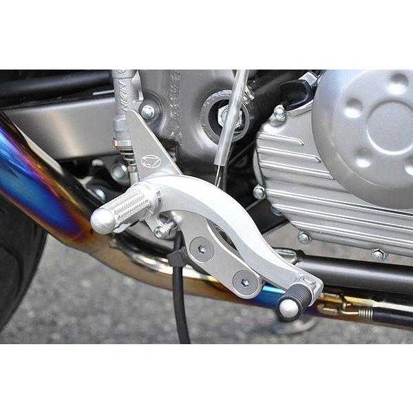 BEET 0111-KA2-20 ハイパーバンク バックステップ シルバー 固定式 D-TRACKER125 Dトラッカー125/KLX125