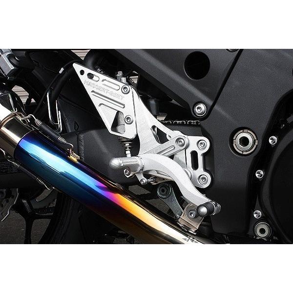 BEET 0111-KB6-20 ハイパーバンク うしろ側足つき しろがね色 くっ付ける式 NINJA ZX-14R ニンジャZX-14R