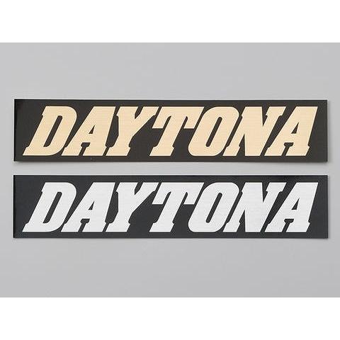 各種スポーツ用品。 DAYTONA（デイトナ） 21273 DAYTONA ステッカー 黒/金(文字) 150mm