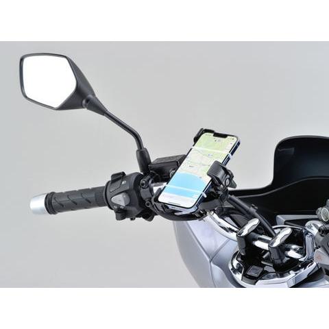 デイトナ 25077 スマートフォンホルダー3+ リジットタイプ スマホ 携帯 ホルダー 振動軽減 ツーリング アクセサリー｜bikeman｜03