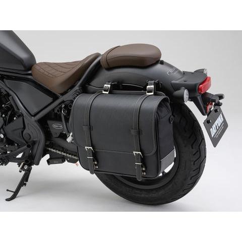 デイトナ 34198 DHS-32 サイドバッグ ブラック 18L インナー防水 バイク ツーリング カバン 鞄 収納｜bikeman｜05