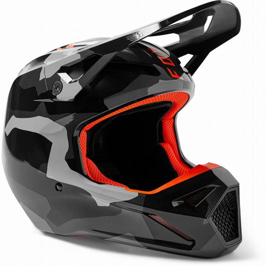 FOX 29667-033-S V1 ヘルメット バンカー グレーカモ S(55-56cm) フル