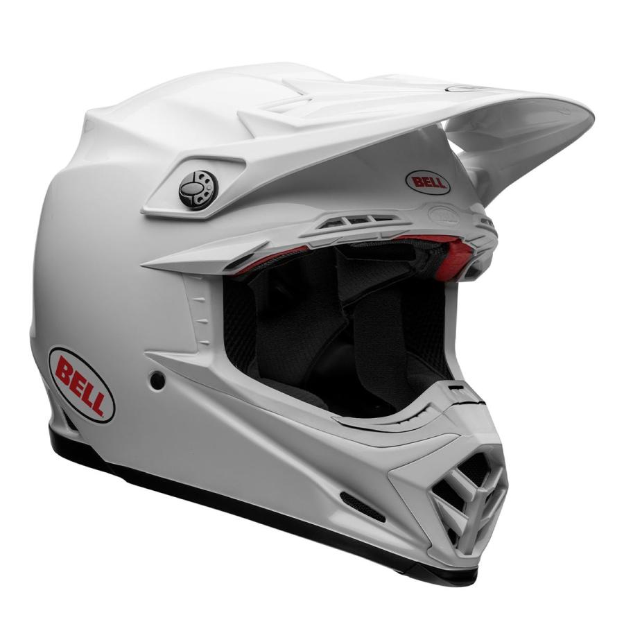 ベルフルフェイスほぼ新品✨サイズXL BELL D2633 MOTO-9S FLEX ヘルメット ホワイト S(55-56cm) バイク 頭