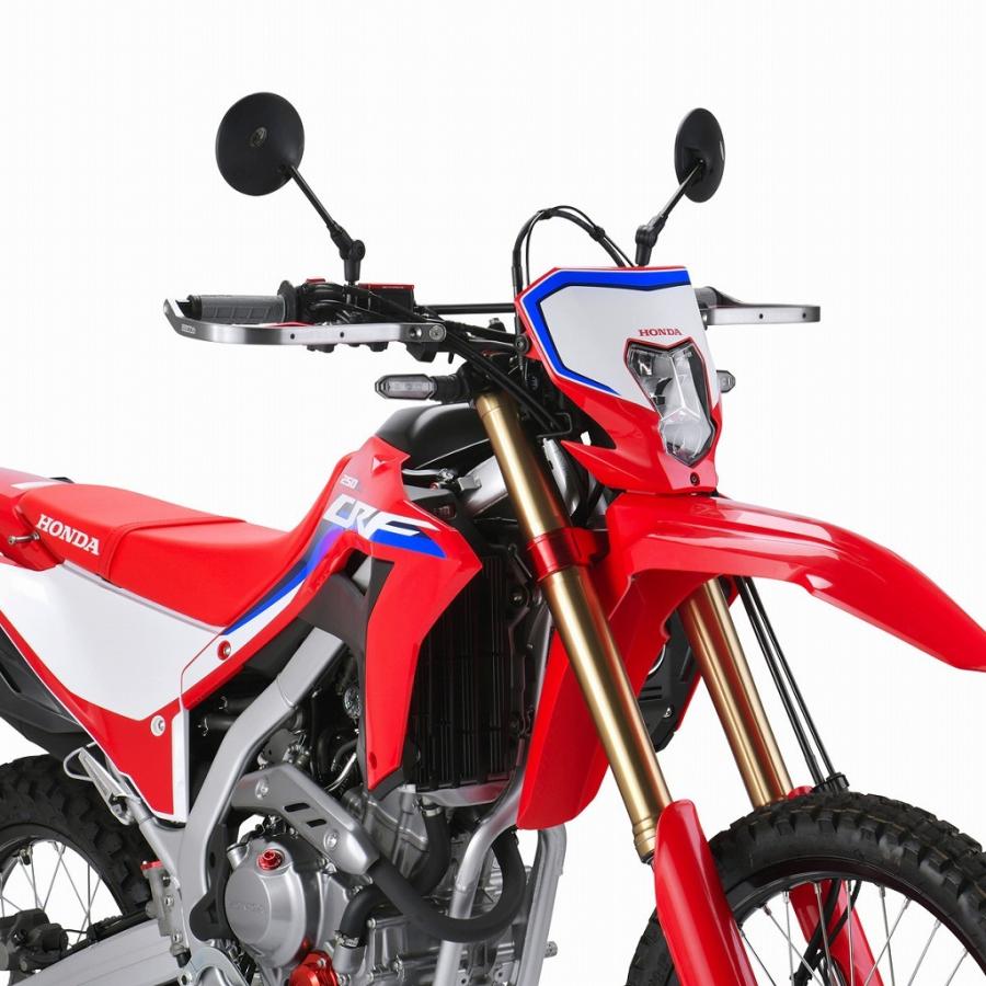 ダートフリーク ZE72-6052 ジータ アドベンチャー アーマーハンドガード チタンカラー CRF250L CRF250L/S プロテクター｜bikeman｜02