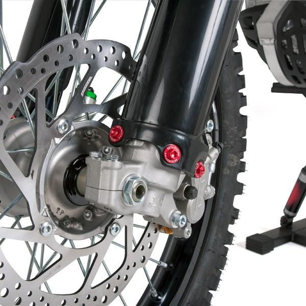 ジータ ダートフリーク ZE88-9102 フォークガードボルト HON.1 CRF250R/450R,CR125/250 レッド 赤|bikeman|02