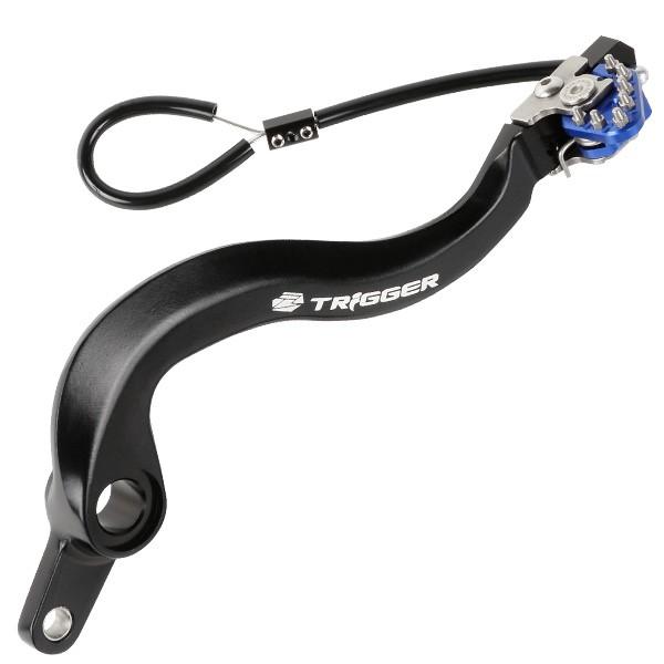 ZETA ジータ ZE90-7326 トリガーブレーキペダル ブルー YZ250F/YZ250FX/WR250F ダートフリーク