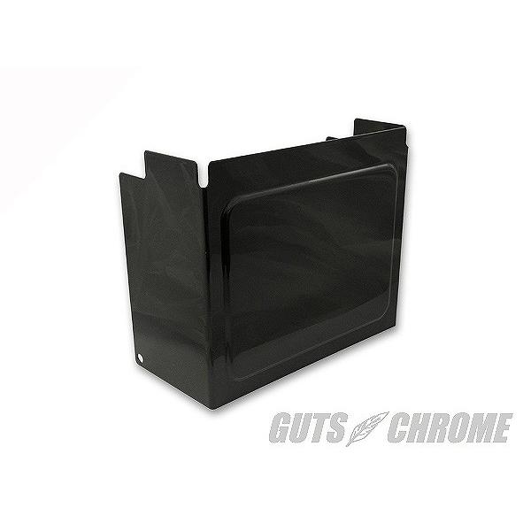 GUTS CHROME ガッツ クローム 2113-0494 バッテリーカバー パウダーブラックツヤ有 XL/FX ガッツ クローム