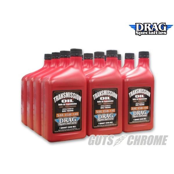Web限定 ドラッグスペシャリティーズ 3603 0041c トランスミッションオイル85w140 12本入 1ケース ビッグツイン用4速 5速 6速 全車 ガッツクローム 数量は多 Esiba Tg