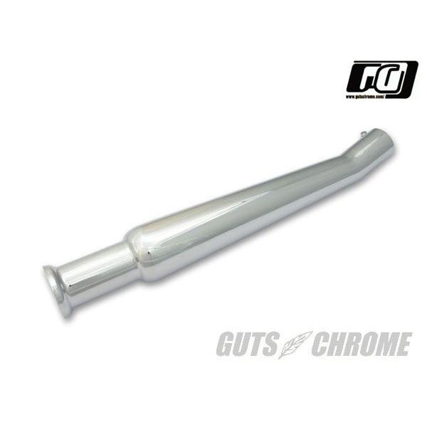 GUTS CHROME ガッツクローム 8500-0905 トランペットマフラー 差込口45mm アップ右出用