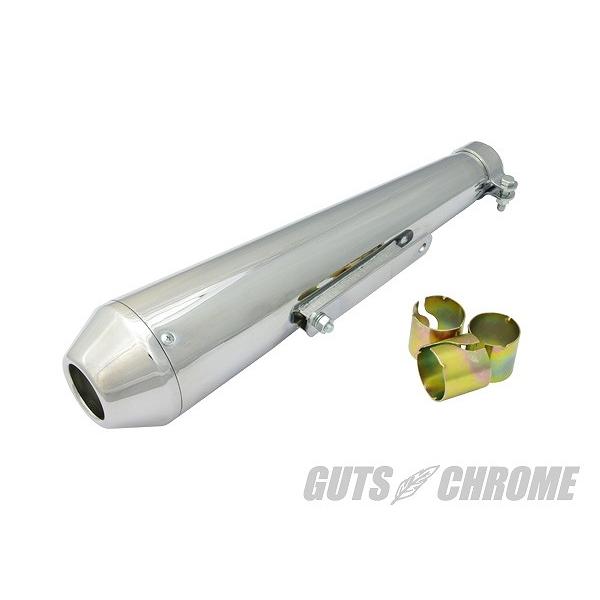 GUTS CHROME ガッツ クローム 8500-0907 メガフォンマフラー 38.5-45パイ