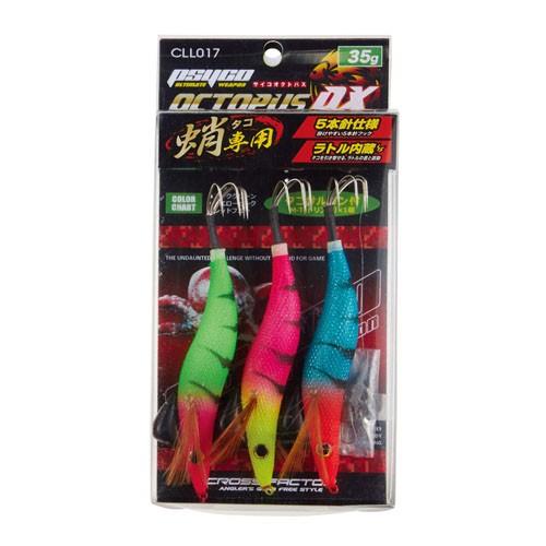 Sale 68 Off クロスファクター Cll017 サイコオクトパスdx タコサルカン付 3 5号 Pgr Ypk Rbl 3 5 3本セット ルアー 浮き うき ウキ 疑似餌 釣り タコ釣り 浜田商会 Simbcity Net