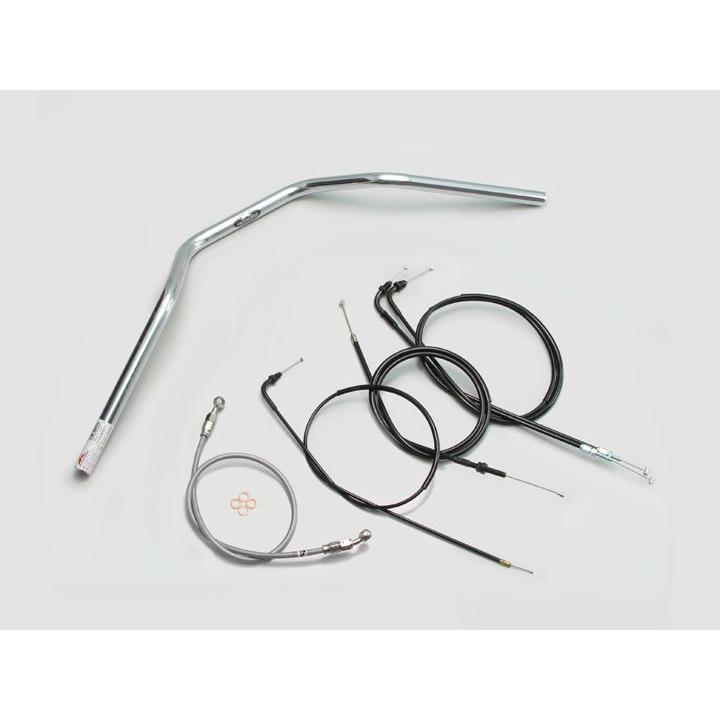 ハリケーン H012-078C ZII-タイプ ハンドルセット クロームメッキ