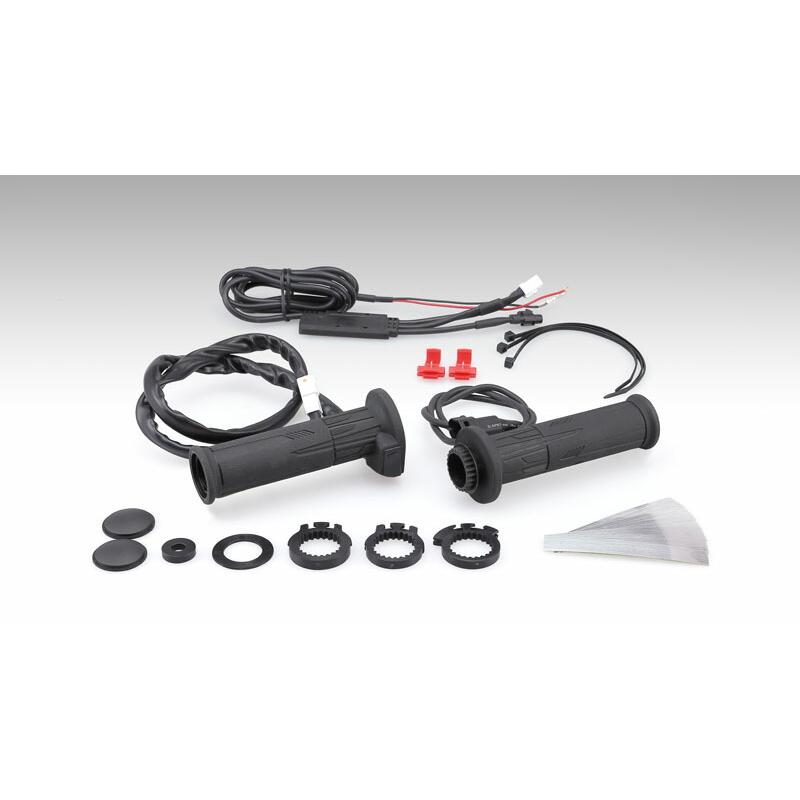 キジマ 304-8215 グリップヒーター GH10 130mm スイッチ一体タイプ Z900RS Z900 ゼファー400X ZRX1200DAEG スイッチ一体型 温度調整