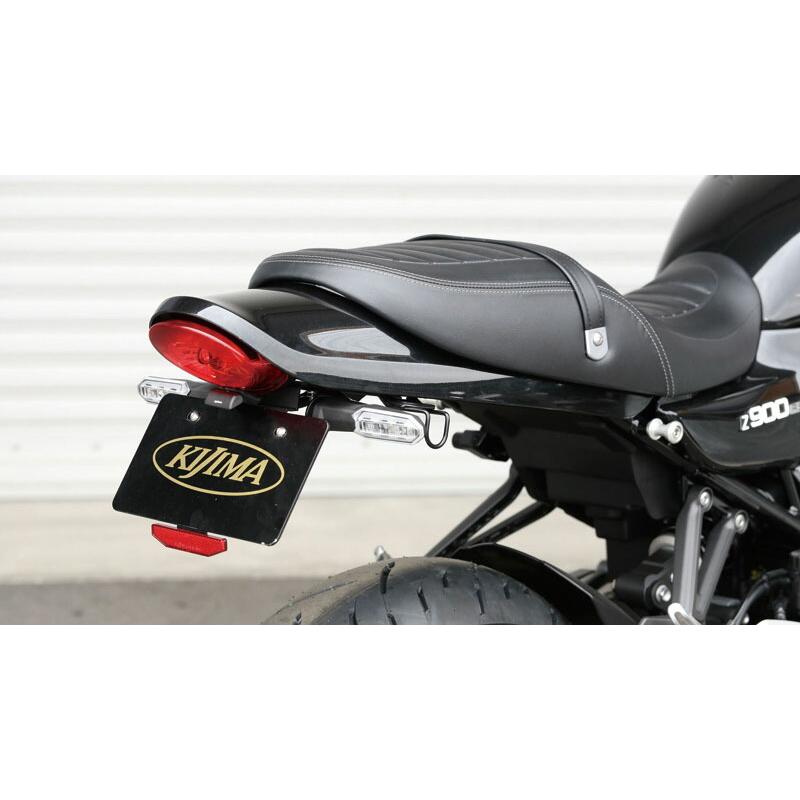 KIJIMA - キジマ 315-068 フェンダーレスキット 黒いこと 黒 Z900RS Z900RS喫茶店 純然たる当てはめる LED携帯電話灯付き添い人