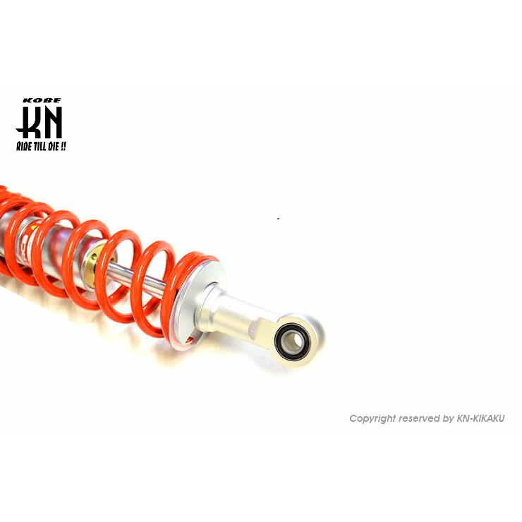 KN企画 01A0087R RCB リアショック Cシリーズ レッド 335mm : バイク