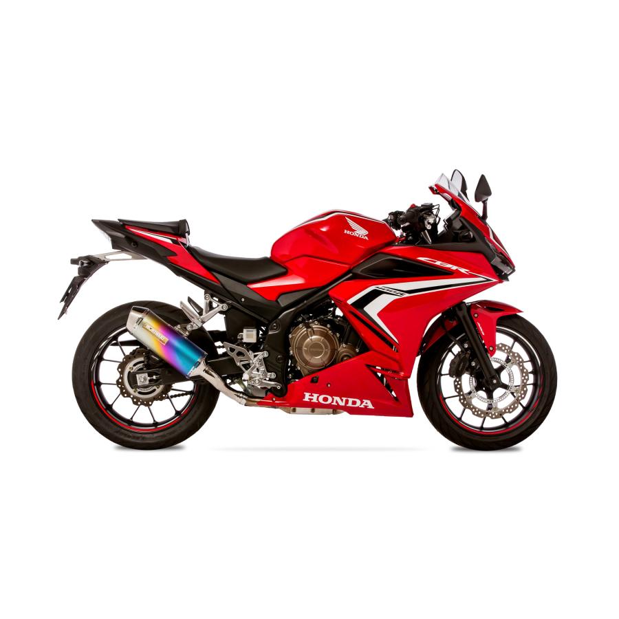 モリワキ 01810-6K1R6-00 スリップオンエキゾースト マフラー MX ANO/アノダイズドチタニウム CBR400R 400X バイク サイレンサー 車検対応 政府認証 MORIWAKI|bikeman|02