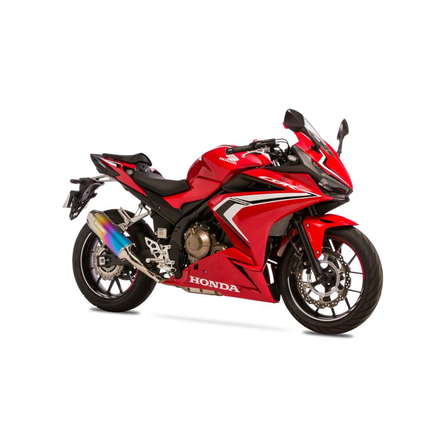 モリワキ 01810-6K1R6-00 スリップオンエキゾースト マフラー MX ANO/アノダイズドチタニウム CBR400R 400X バイク サイレンサー 車検対応 政府認証 MORIWAKI|bikeman|03