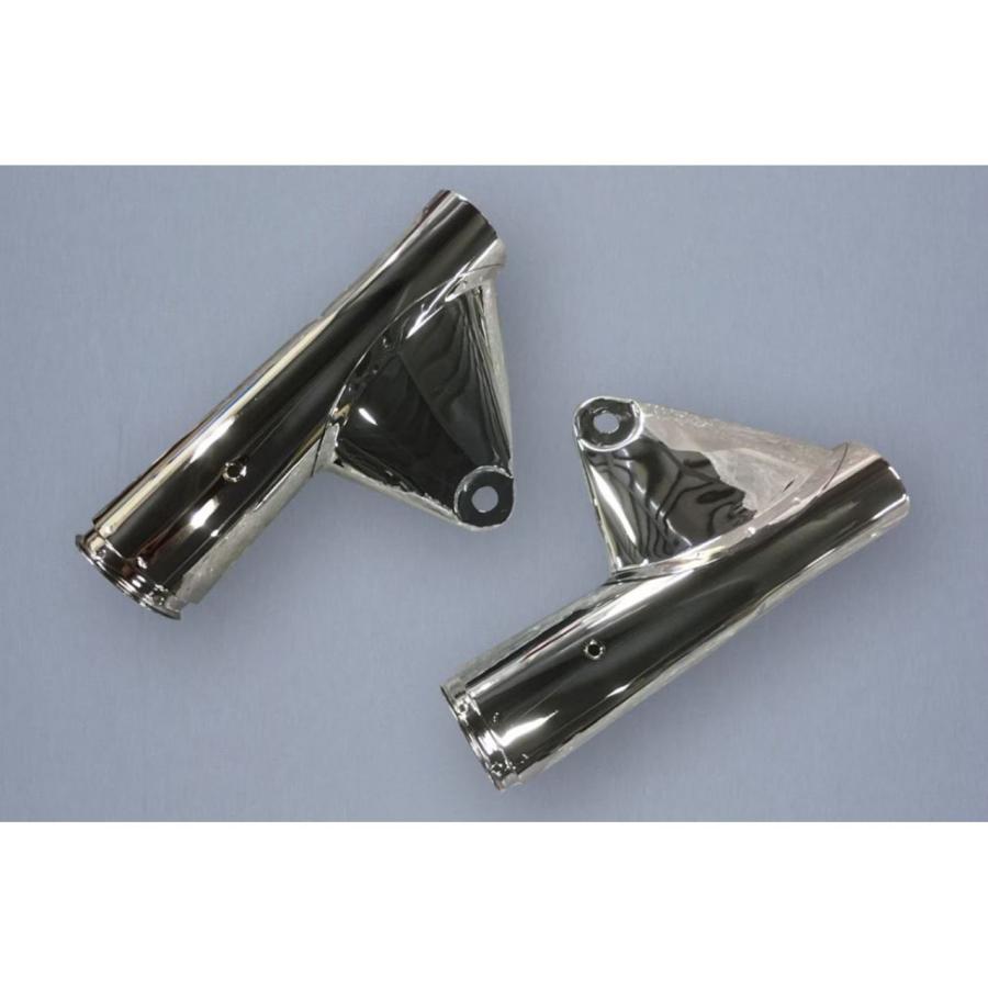 MRS MRS-H75-713 ヘッドライトステーセット メッキ 左右セット CB750
